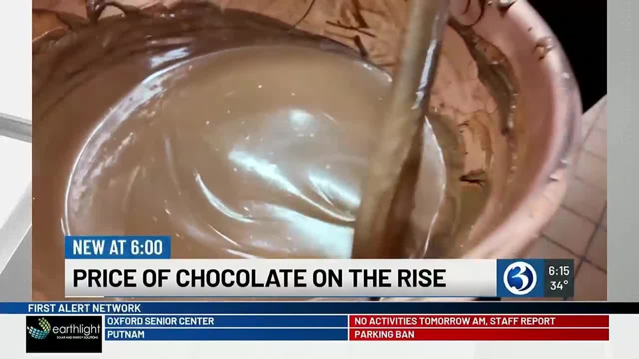 Price of chocolate on the rise