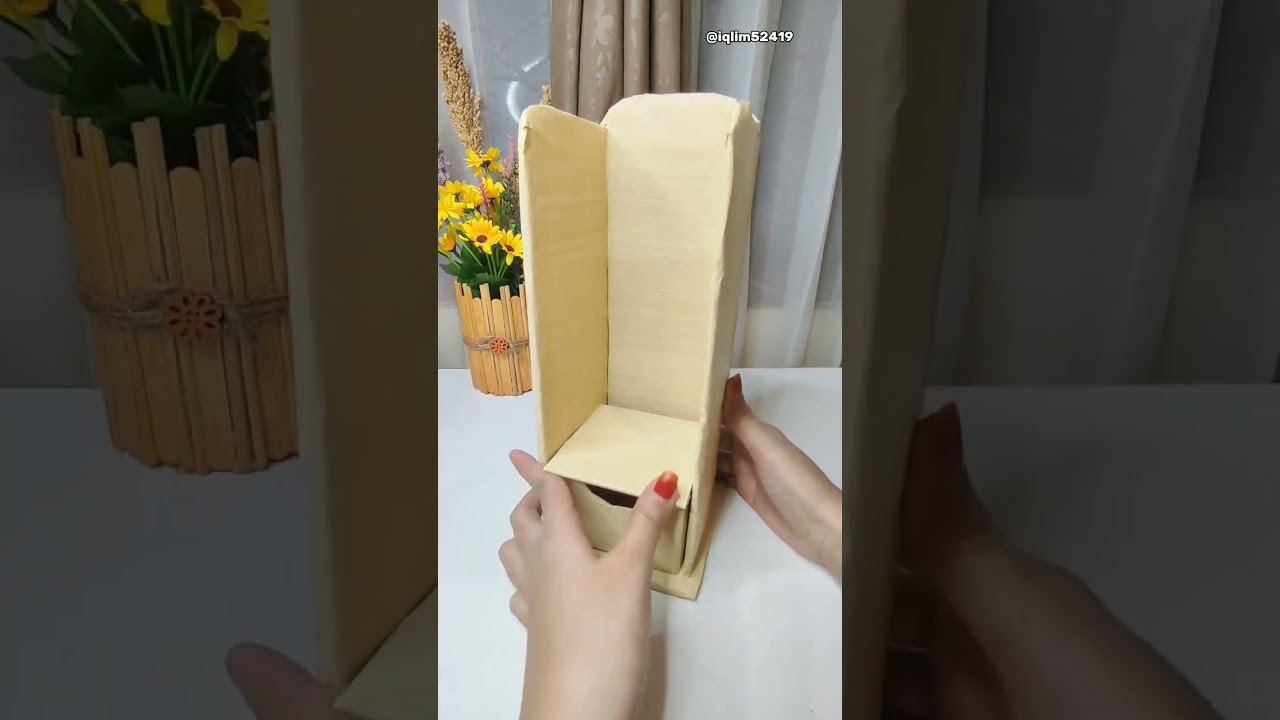 Ide laci Mini dari kardus bekas