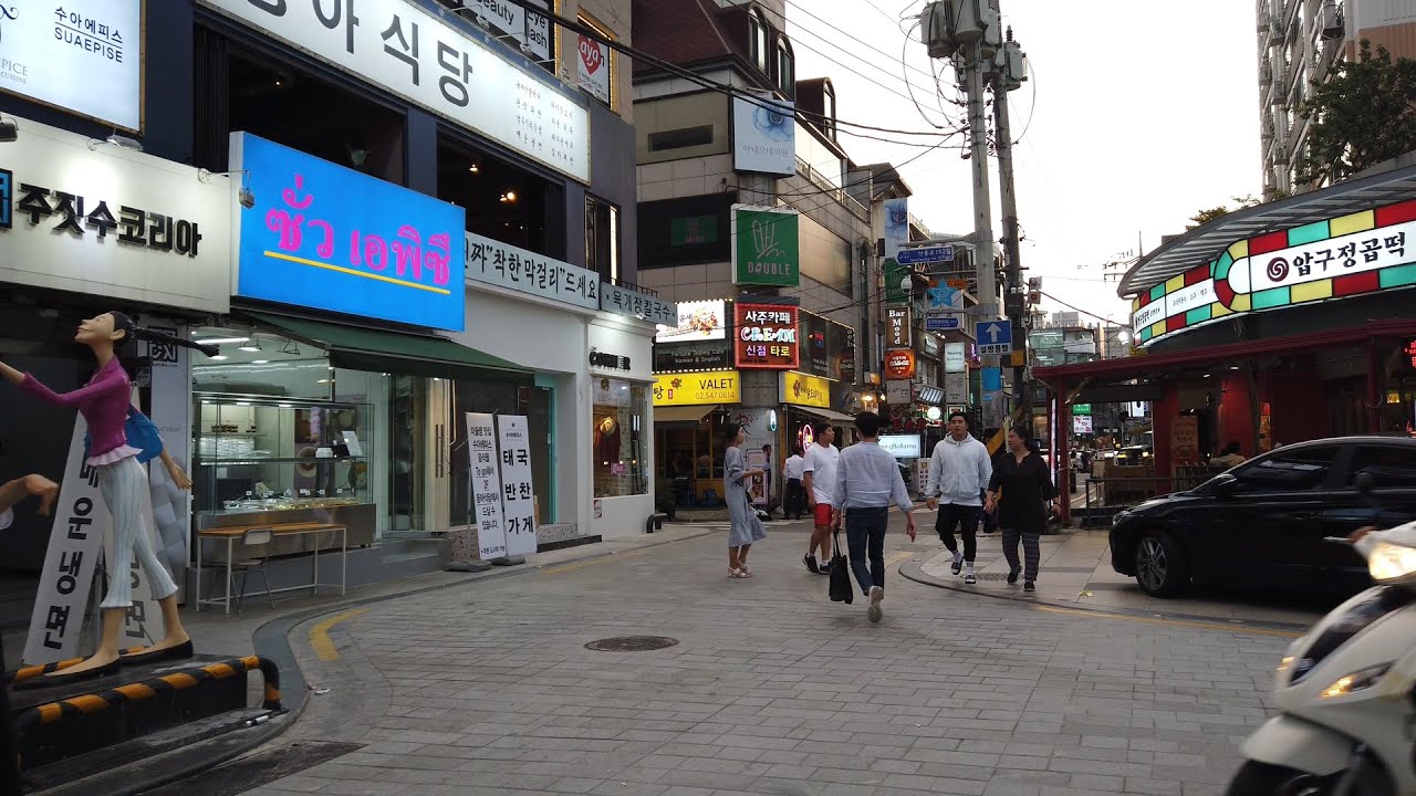 [4k walk korea] Apgujeong Rodeo Street, 압구정 로데오 거리, Seoul, 2020.07.16