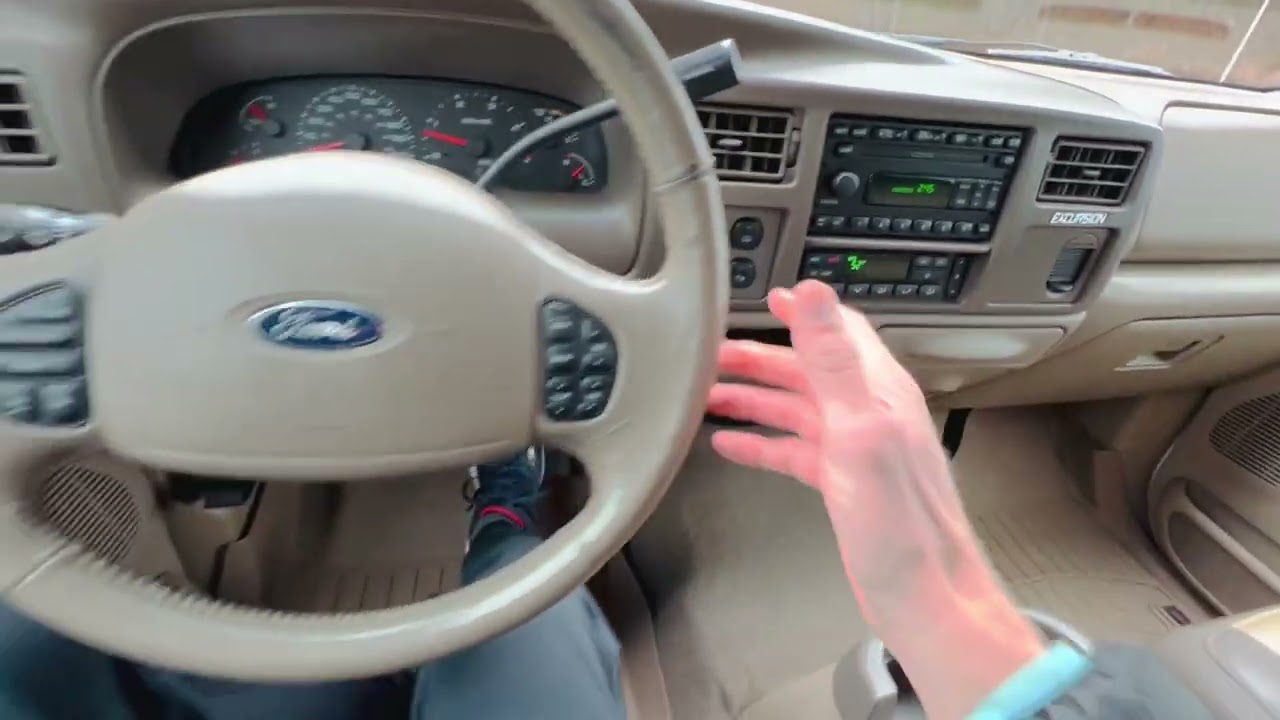 2004 Ford Excursion 4x4 Bulletproof Powerstroke Interior/Start & Drive