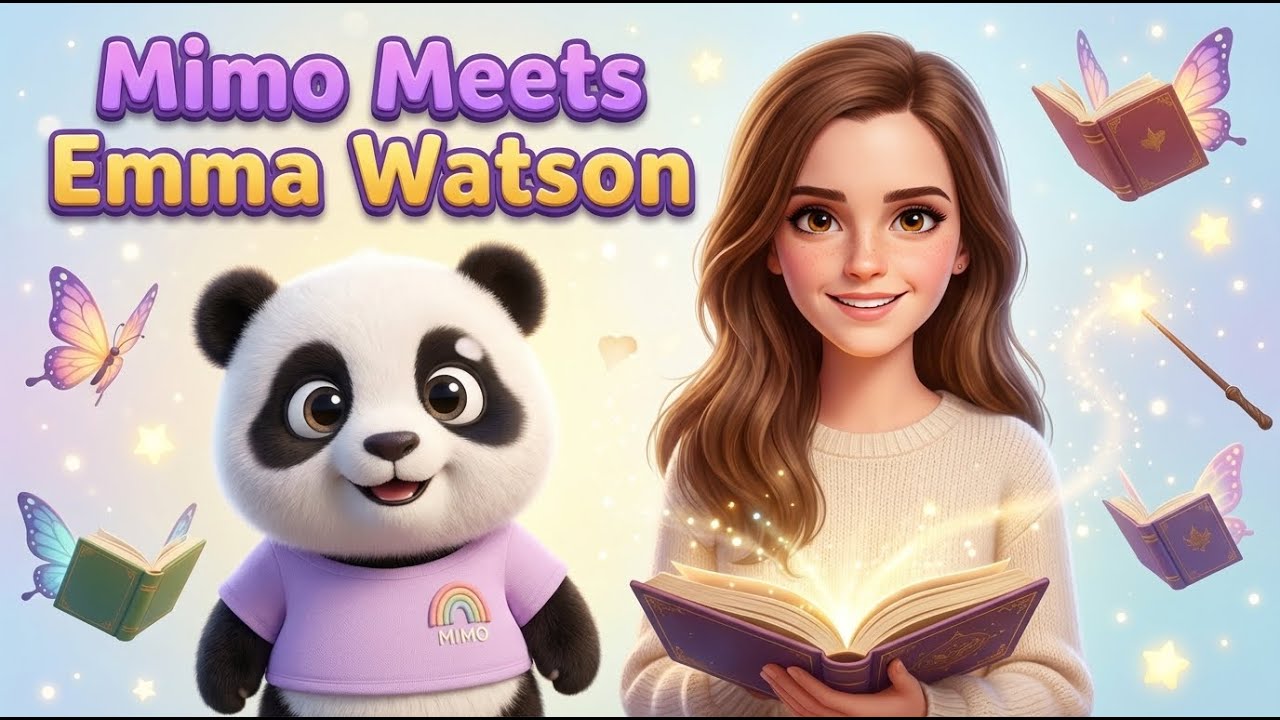 Mimo Meets Emma Watson 📚 Bedtime Story for Kids + 2.5 Hrs Sleep Music