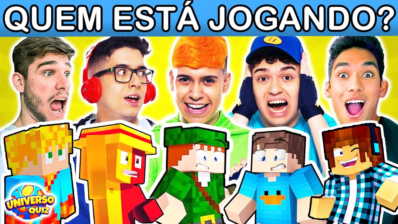 Adivinhe o YOUTUBER pela GAMEPLAY 🎮|  Quiz Youtuber Gamer | Adivinhe a Gameplay
