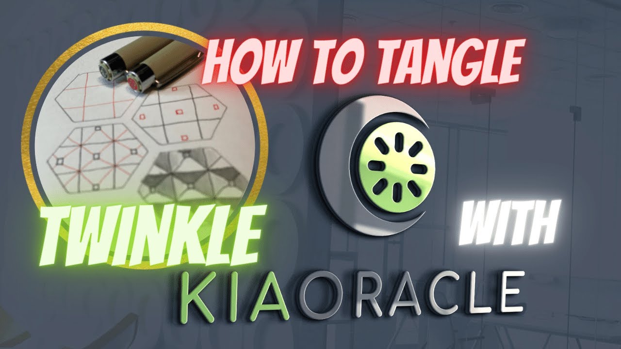 How to draw Leslee Feiwus' tangle TWINKLE, A Zentangle step-out tutorial performed by Anne Toth CZT