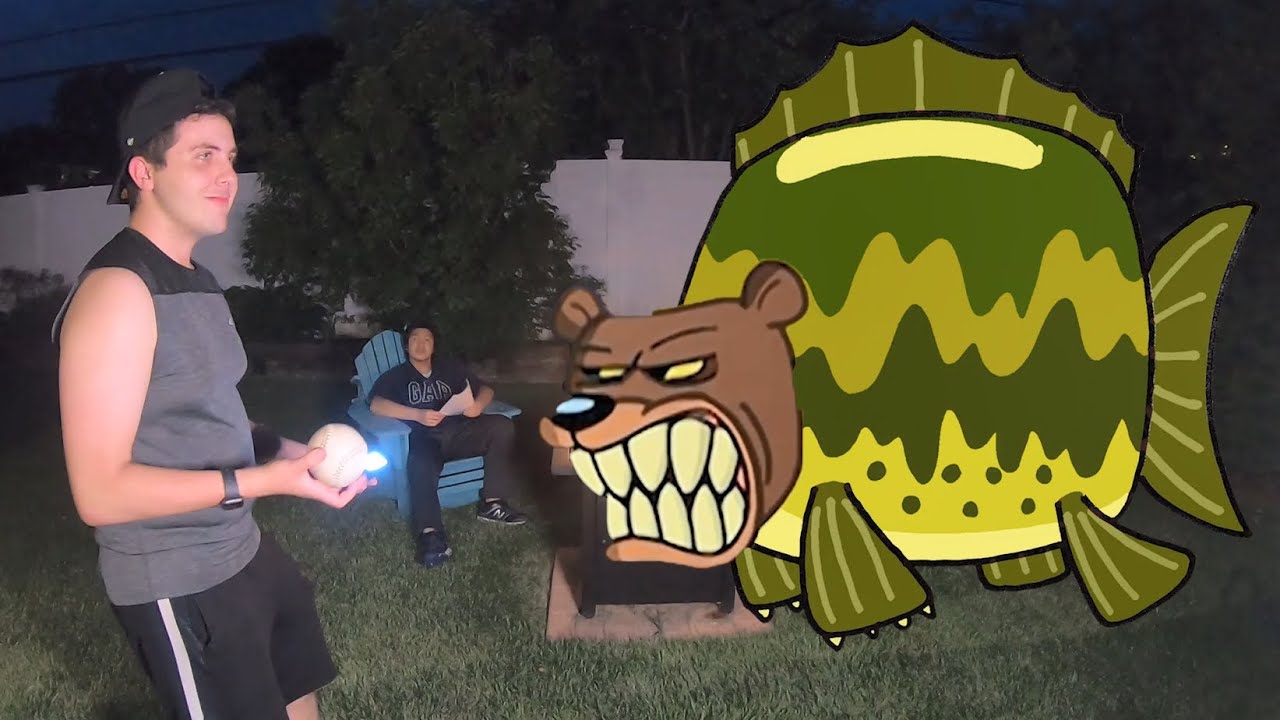 Spongebob Sea Bear Attack Parody | LI Challenge Boys Style