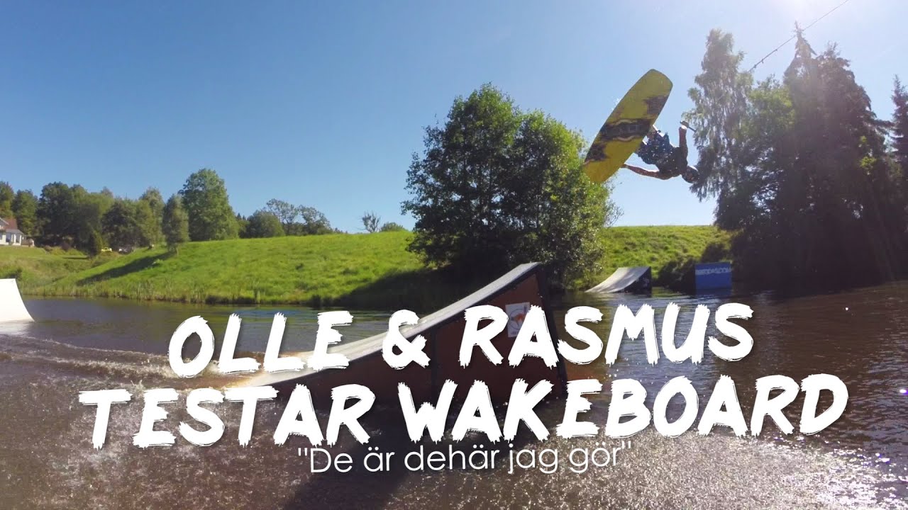 Leva Loppan - Rasmus & Olle Testar wakeboard i Uddevalla "De är dehär jag gör"