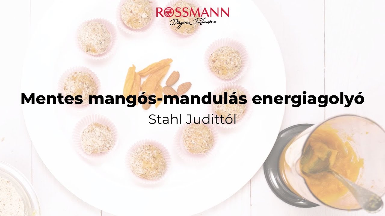 Mentes mangós-mandulás energiagolyó Stahl Judittól