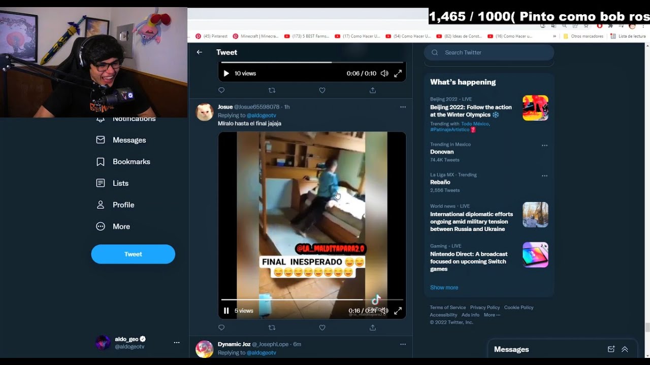 aldo geo reacciona a meme de twitter #11