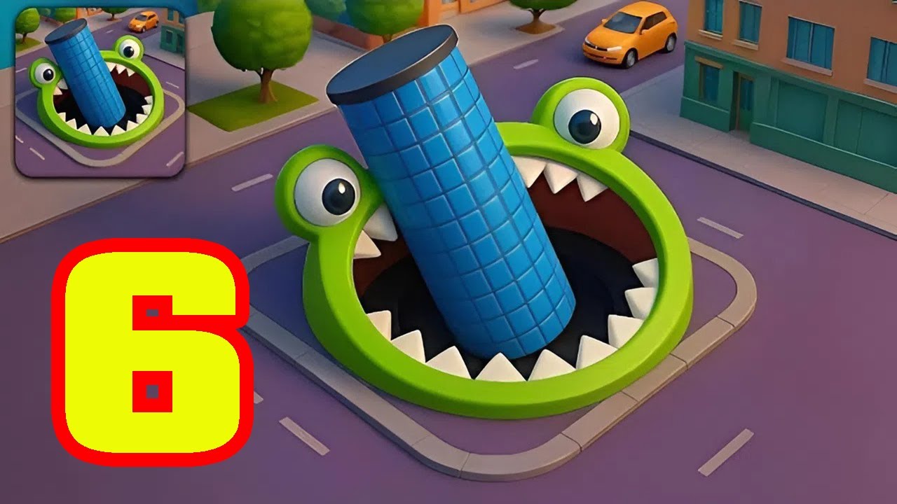 Hole.io -  Dinosaur Park - Gameplay Walkthrough Part 6 (Game Android,iOS)