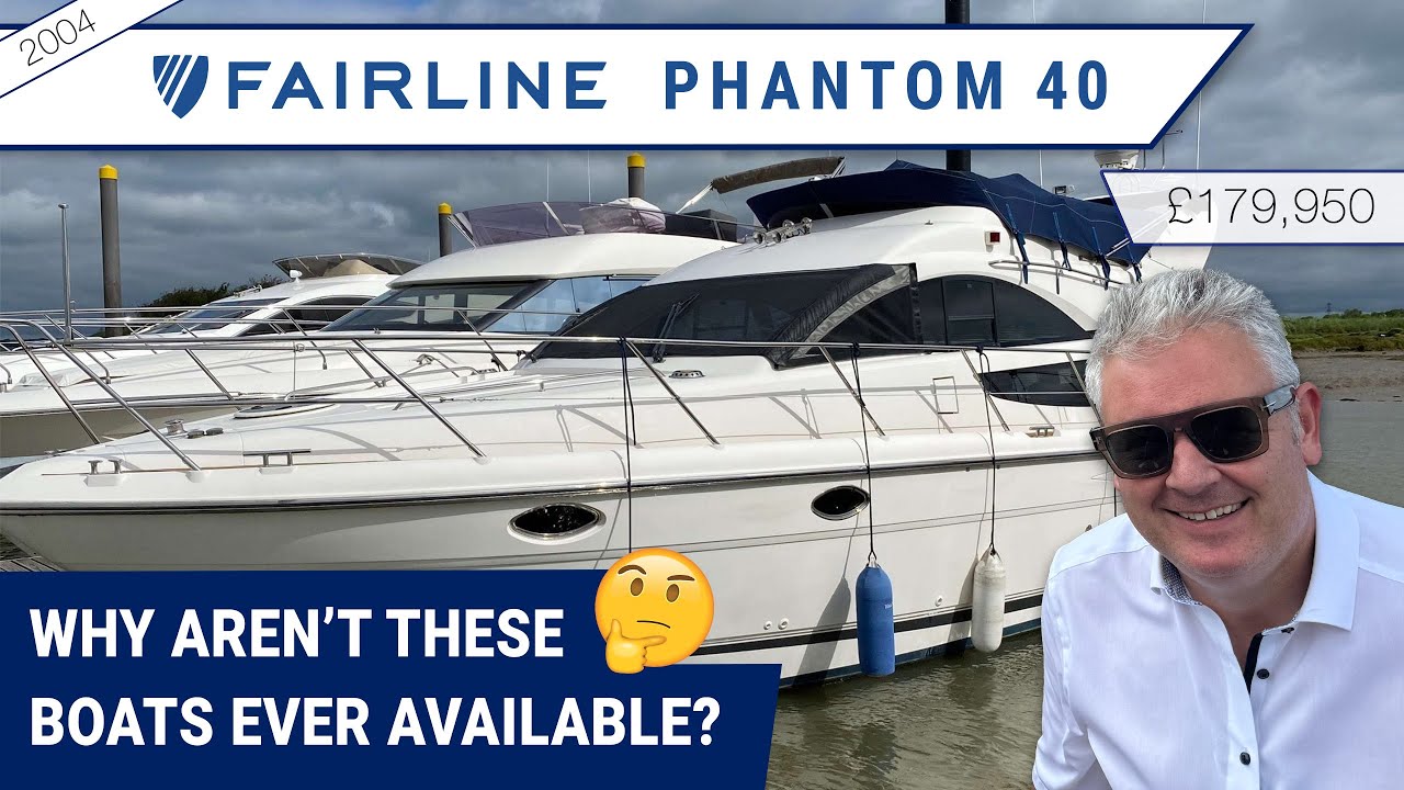 Fairline Phantom 40 2004 года — почему эти лодки так сложно купить?