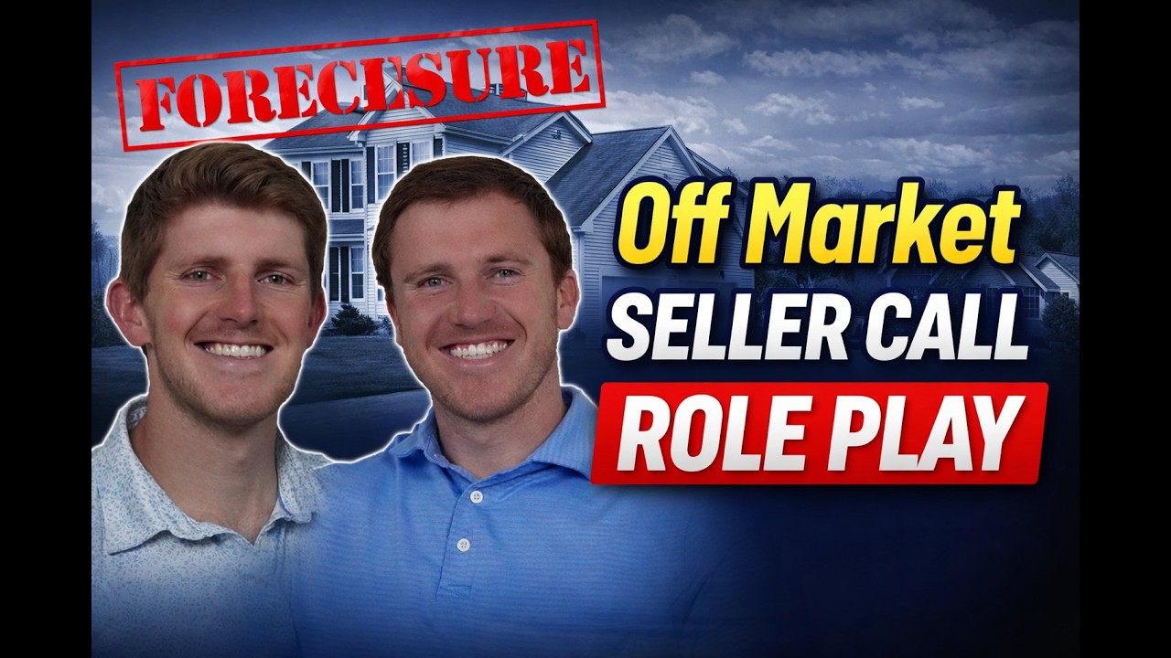 Off Market/Foreclosure Seller Call Role Play