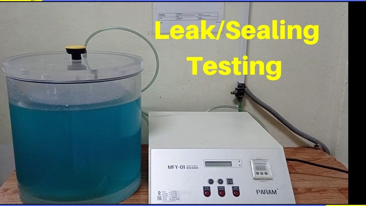Leak Test in pharma and food |Leak Test Apparatus |MFY-01 Leak Tester| Leak Test Blistering|