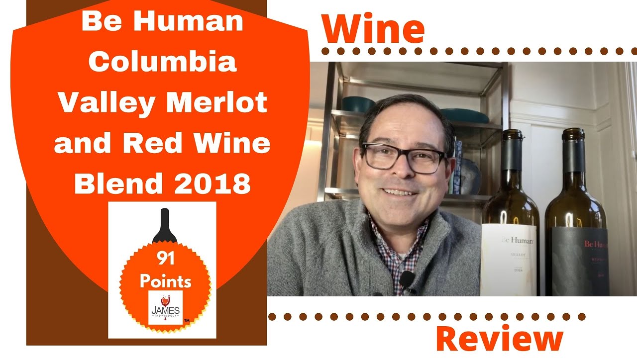Be Human Columbia Valley Merlot and Red Wine Blend 2018 Wines 91 Points