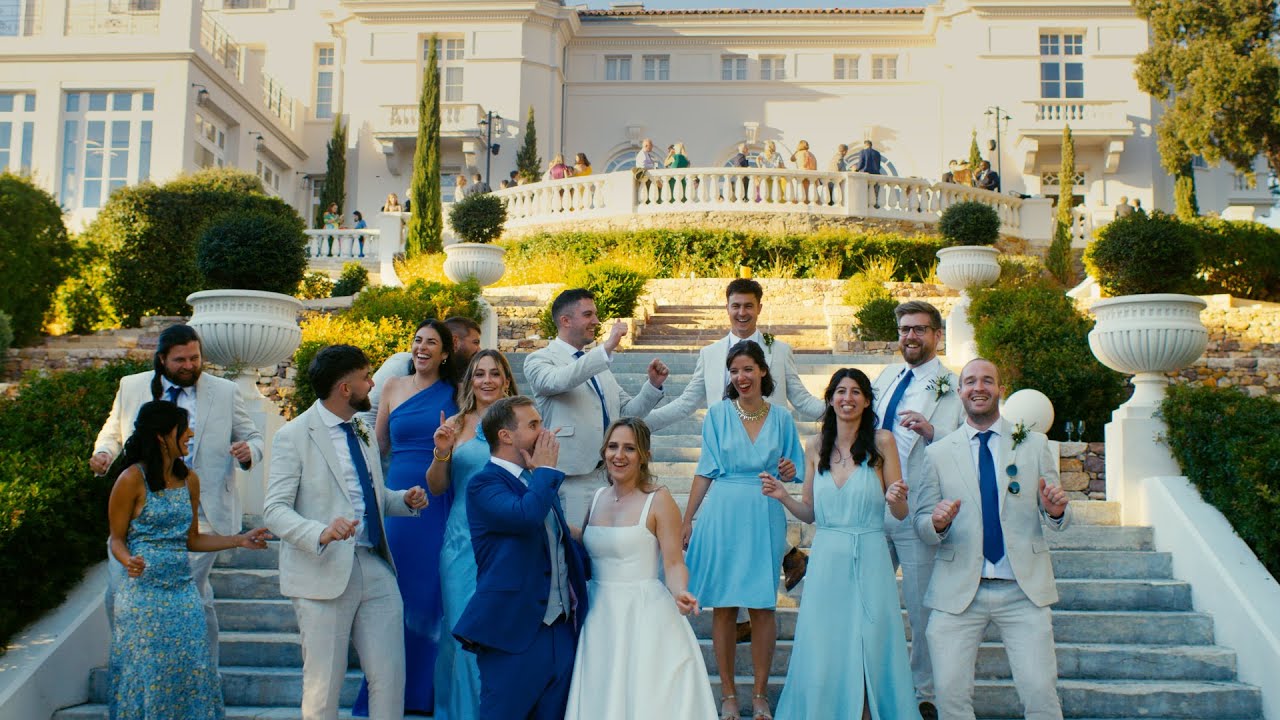 She Said No… Now They’re Married | French Riviera Wedding Film | Emma & Lewis | Castel Bay