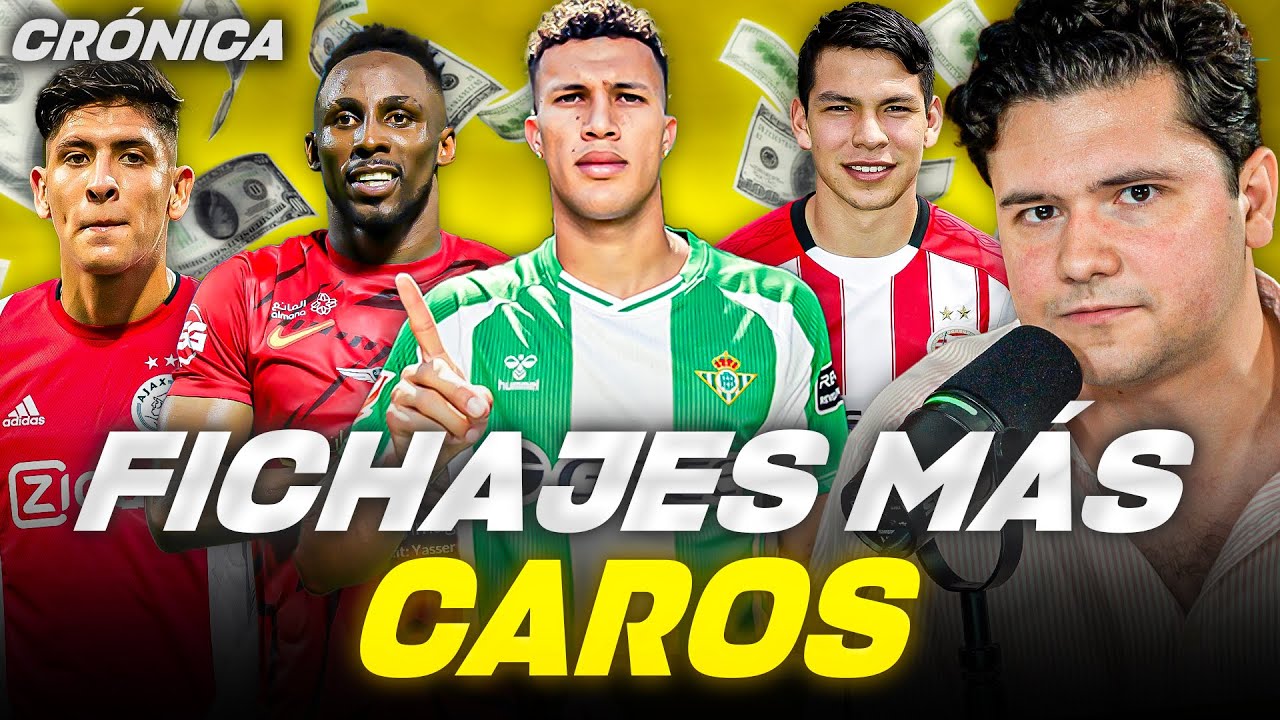 TOP 10 FICHAJES MÁS CAROS EN LIGA MX // DEOSSA, QUIÑONES, EDSON y más... (VENTAS)