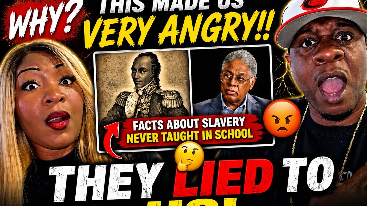 THIS MADE US VERY ANGRY!! FACTS ABOUT SLAVERY NEVER MENTIONED IN SCHOOL BY THOMAS SOWELL (REACTION)