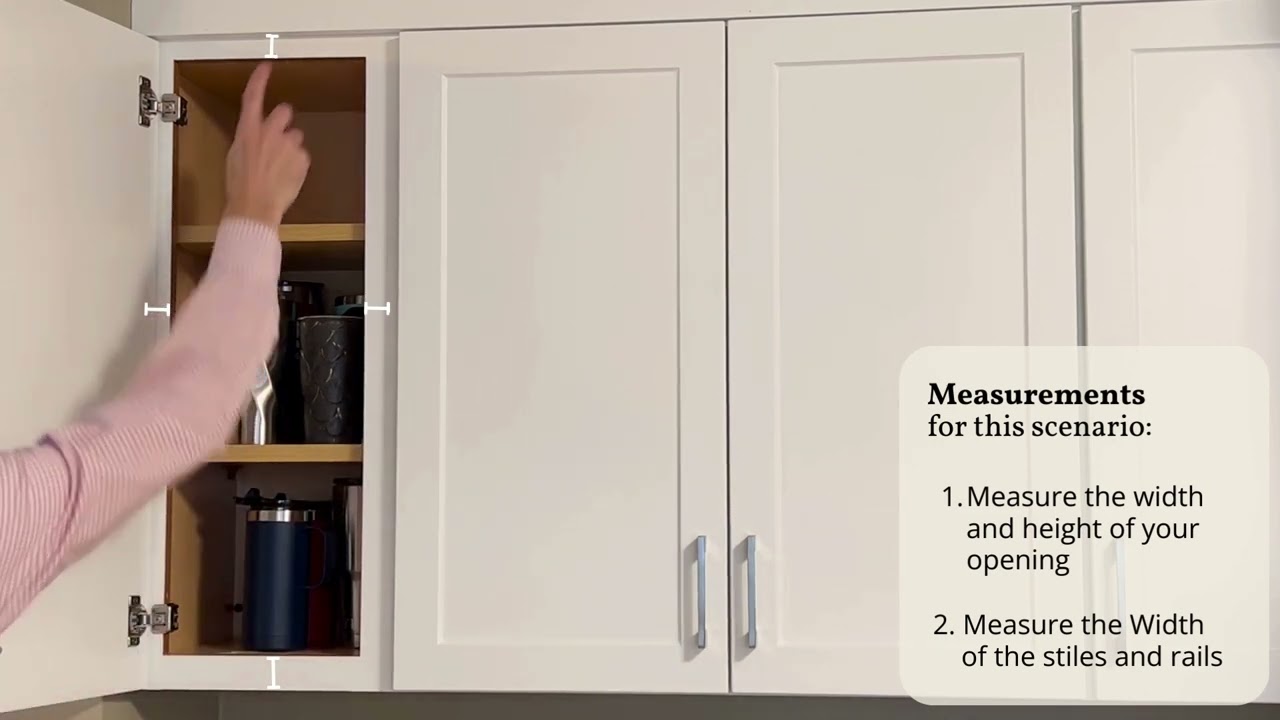 Measuring: Single Door with a 0.5