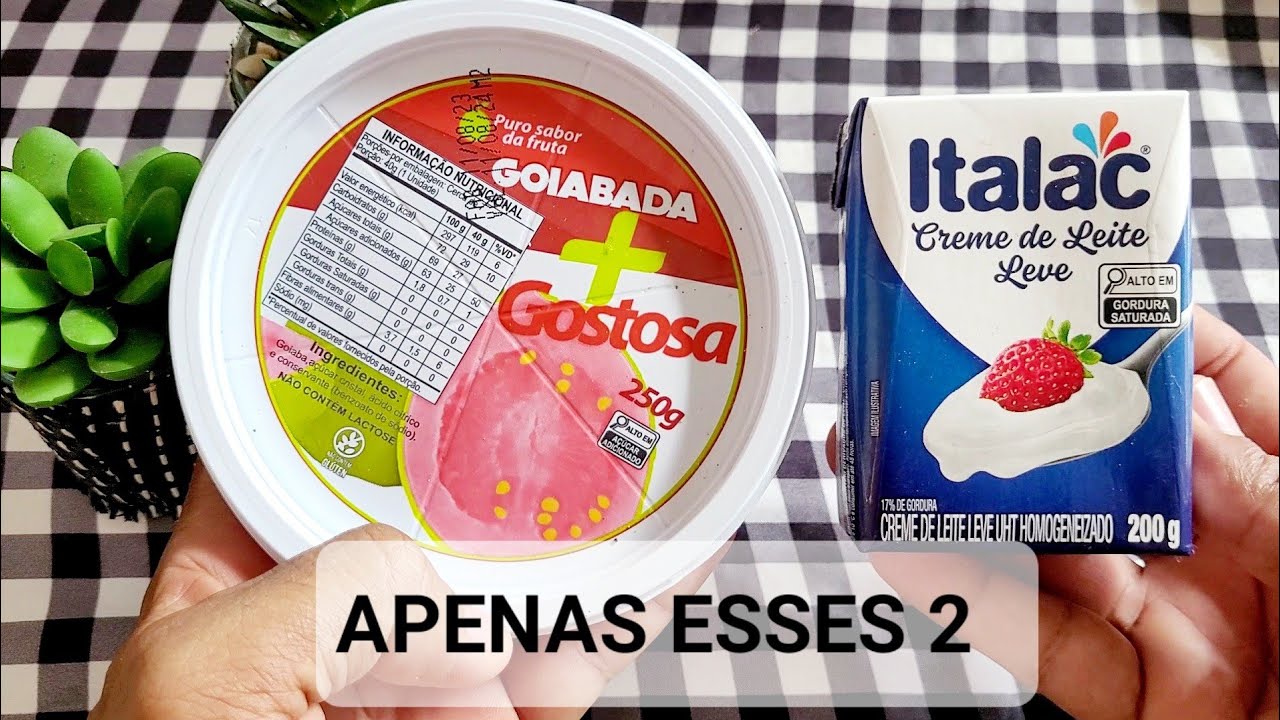 GOIABADA E CREME DE LEITE UMA COMBINA&Ccedil;&Atilde;O PERFEITA 😋😋