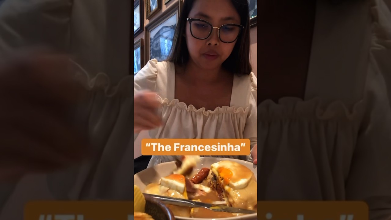 Let&rsquo;s eat Portugal&rsquo;s most EXTRA sandwich #francesinha #porto #portugal #foodie #portuguese #europe