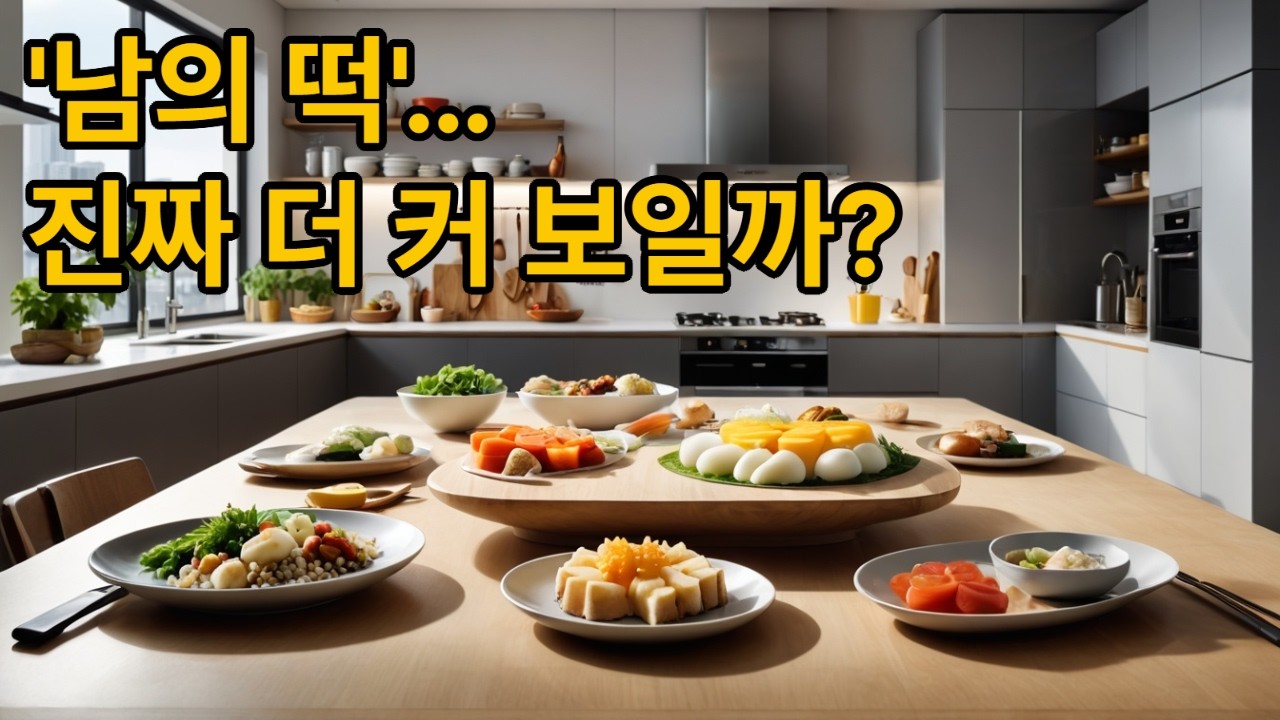 내 앞에 놓인 떡이 가장 맛있는 이유