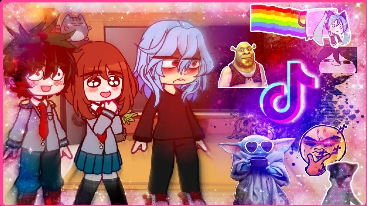 BNHA+Shigaraki: Reaccionan a Mis Tiktoks Favoritos ✨️💜   (Alerta Cringe ⚠️🗣❗️xD)