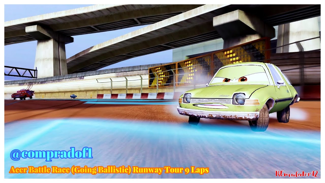 Cars 2 The Video Game | Acer - Battle Race (Going Ballistic) | Runway Tour 9 Laps