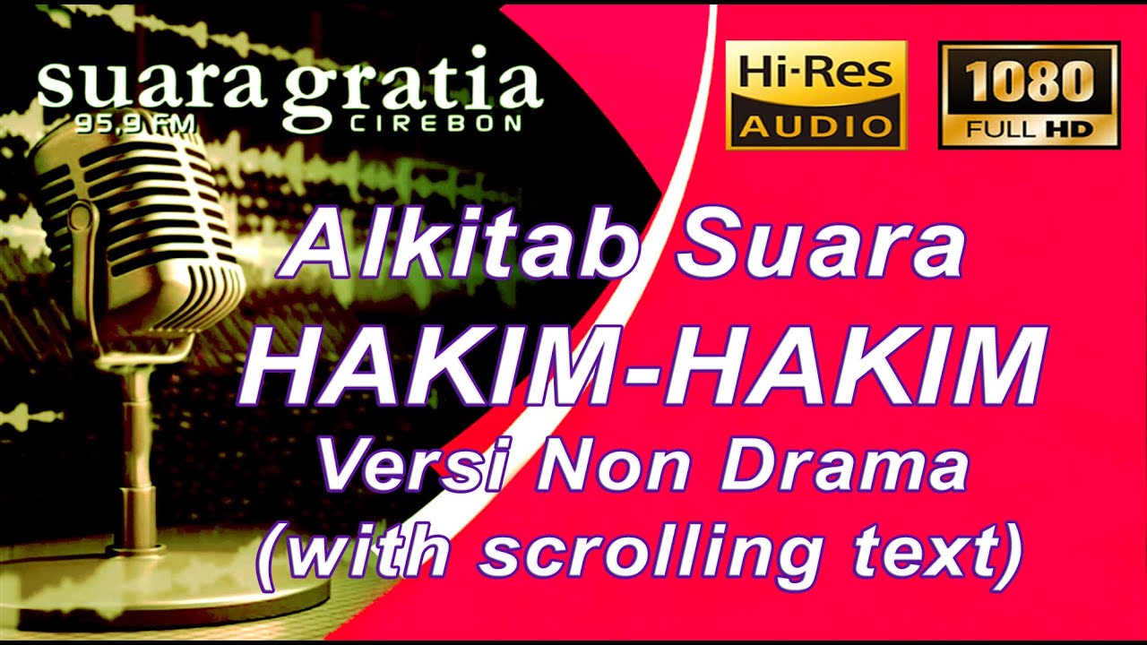 Alkitab Suara - Hakim-hakim Full lengkap versi Suara Gratia FM, Pasal & Ayat. (PL)