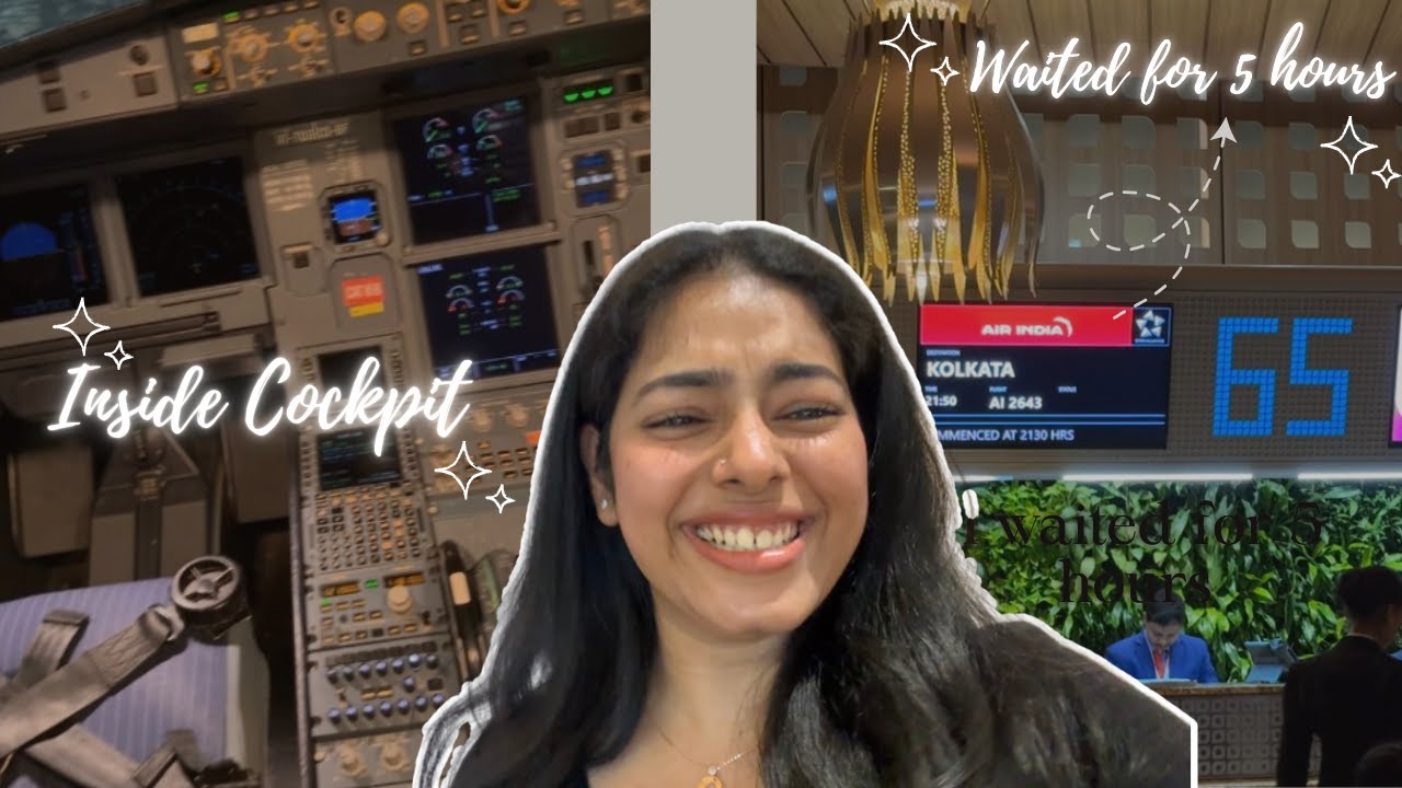 First Vlog 2026 | Inside Cockpit | Alone in Kolkata | #AirIndia #FirstVlog #2026