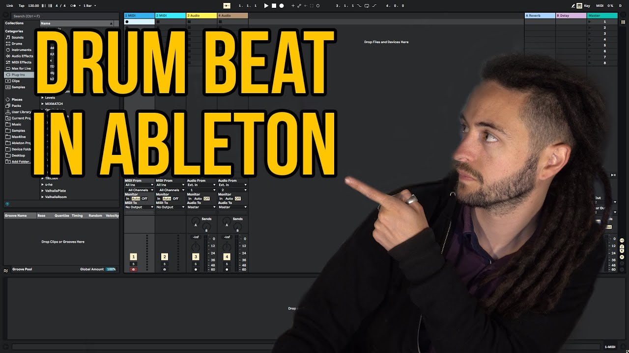 Как создать барабанный бит в Ableton Live 10 (обновление 2020 года)