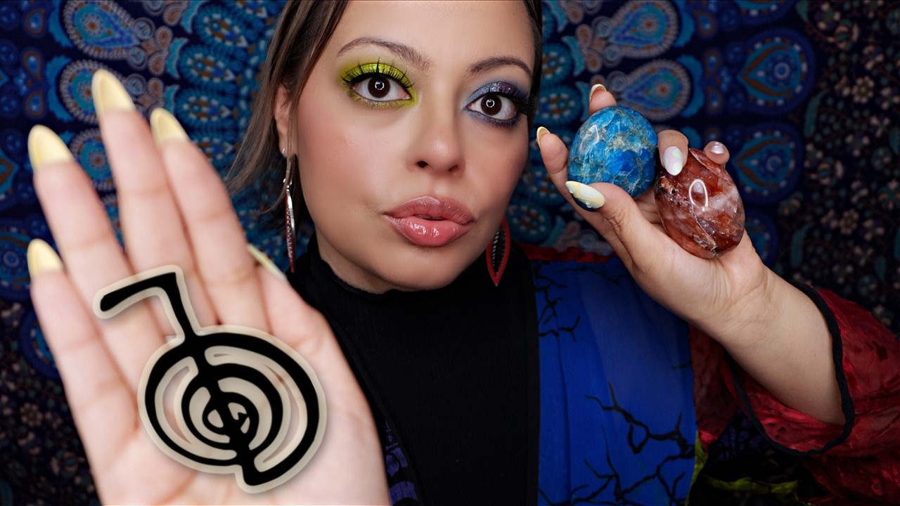ASMR | Исцеление Рейки для восстановления - Распутывание ауры, Рейки-дождь, Промывка энергии, Очи...