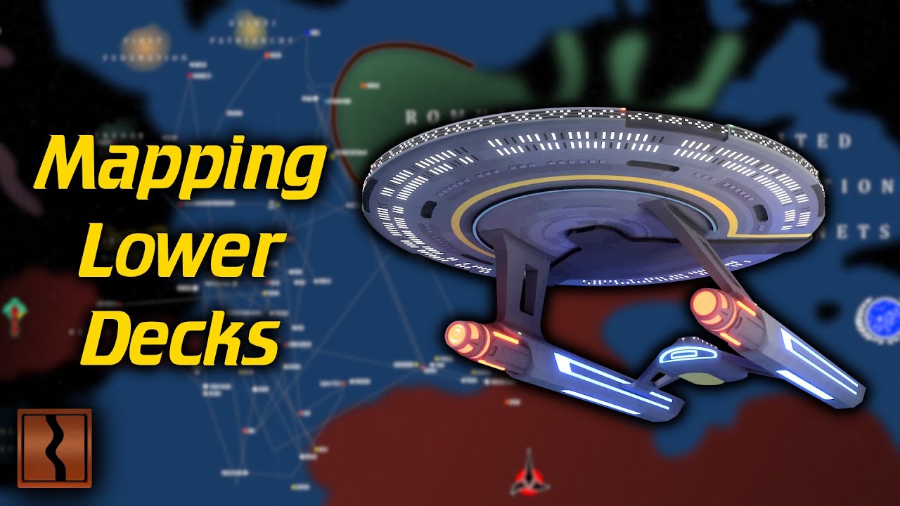 Mapping the Cerritos' Route in Star Trek: Lower Decks