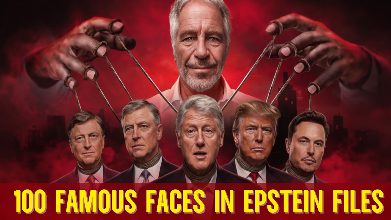 100 Famous Faces in the Epstein Files