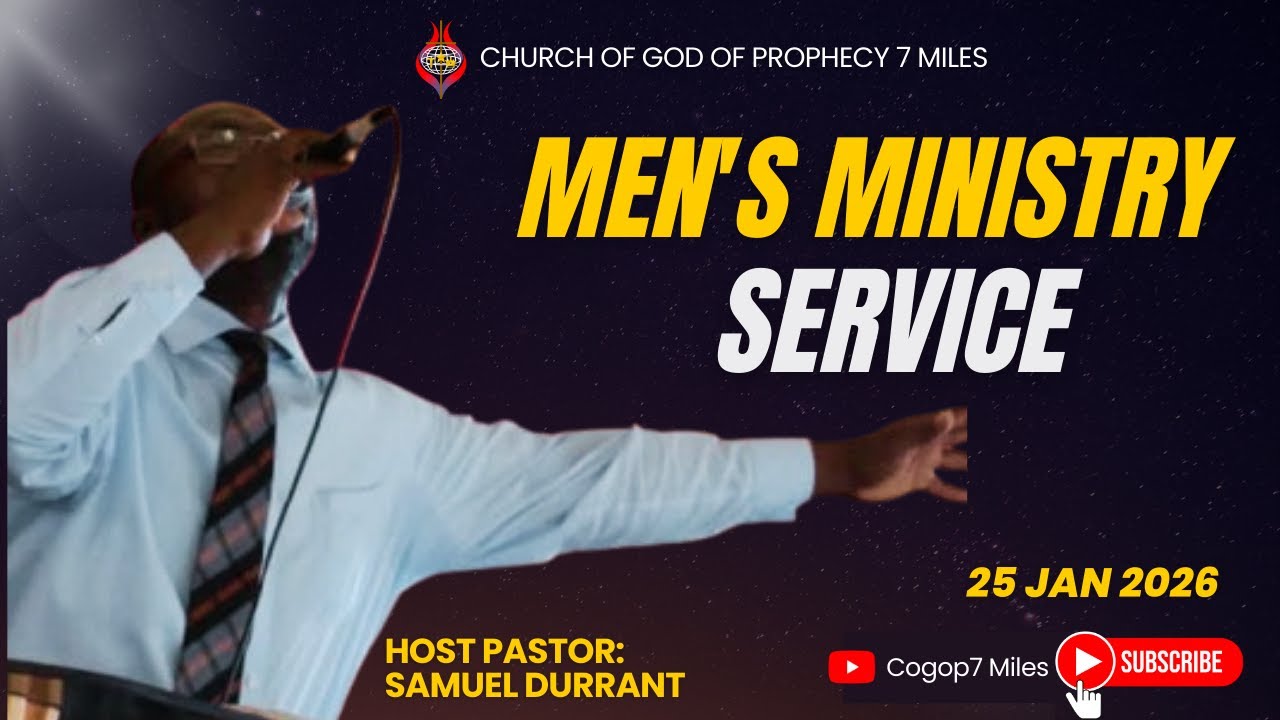 Welcome to our Men's Ministry Service