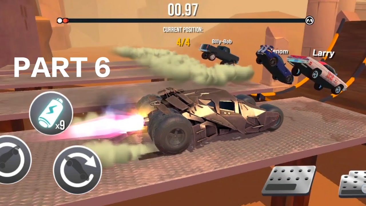 Crazy Cars Mega Ramp Jump Challenge 🚗🔥 Extreme Stunts Driving Game | Part 6