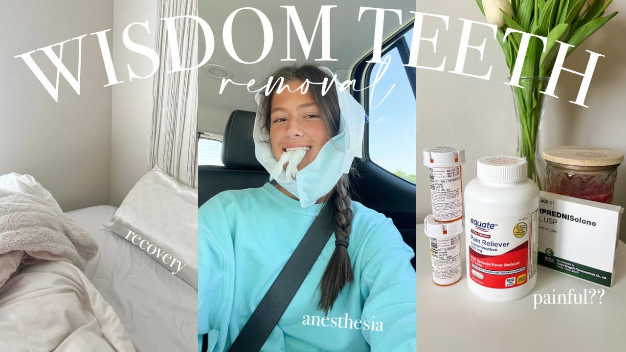 WISDOM TEETH REMOVAL VLOG | anesthesia + recovery process