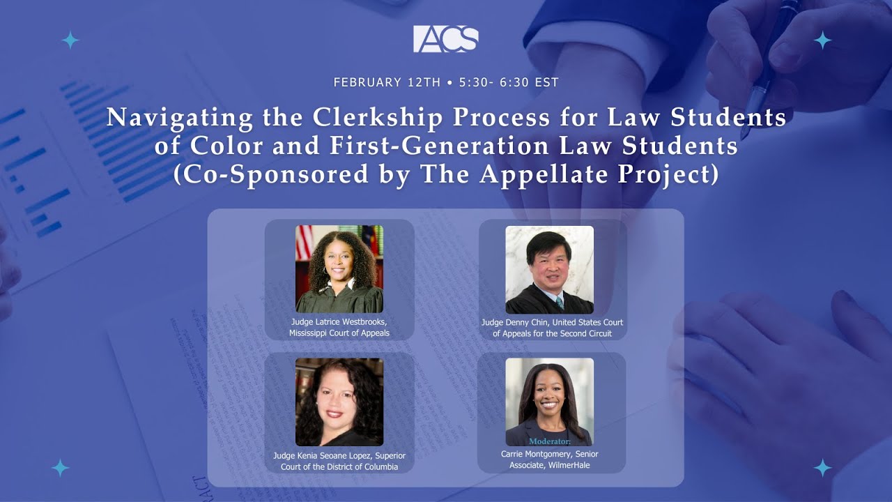 Navigating the Clerkship Process for Law Students of Color and First-Generation Law Students