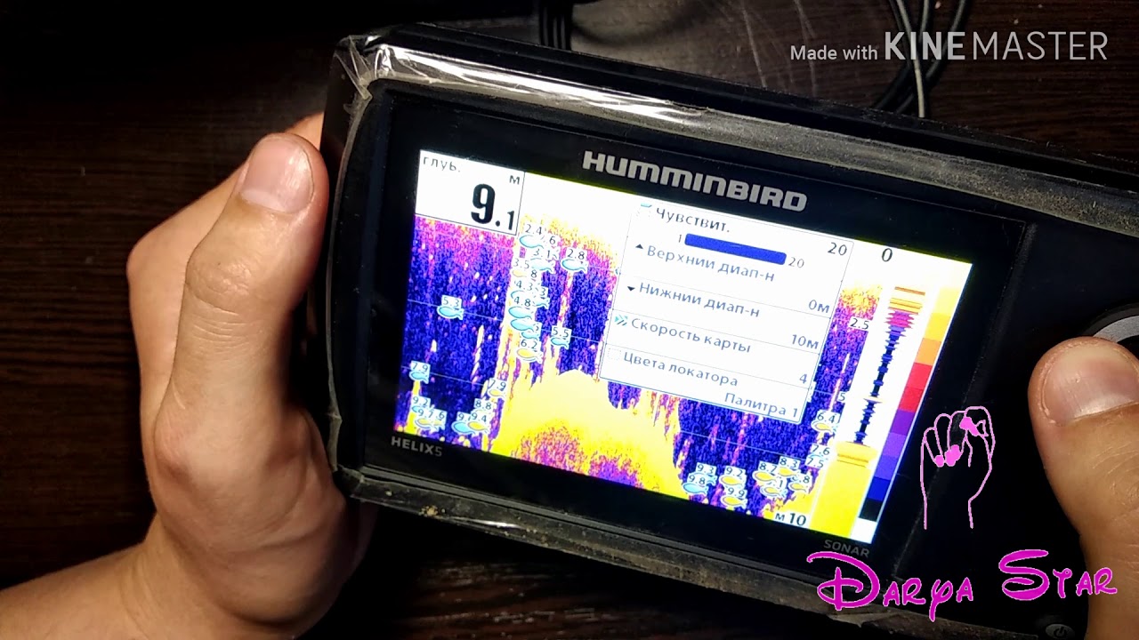 Отличный подарок для рыбака 🐟🐟🐟🐟.  Обзор эхолота HUMMINBIRD HELIX 5 SONAR для рыбалки🐟🐟🐟