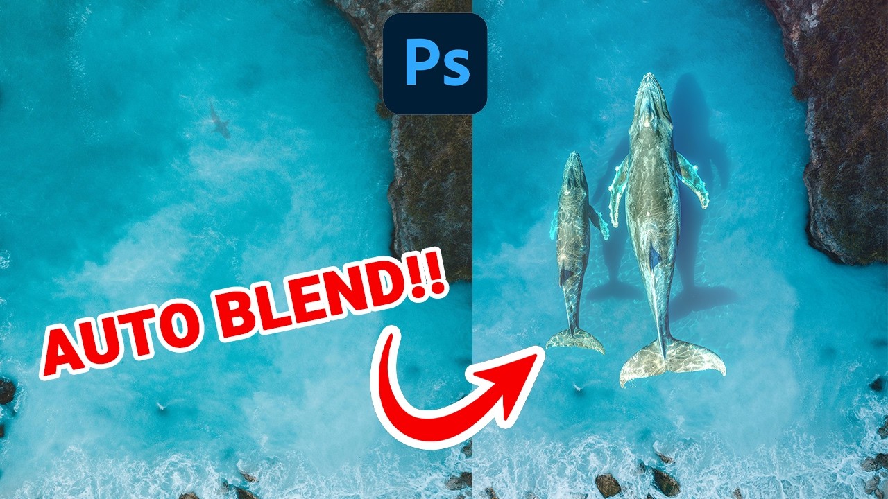 How Blend Images in Photoshop Tutorial for beginners