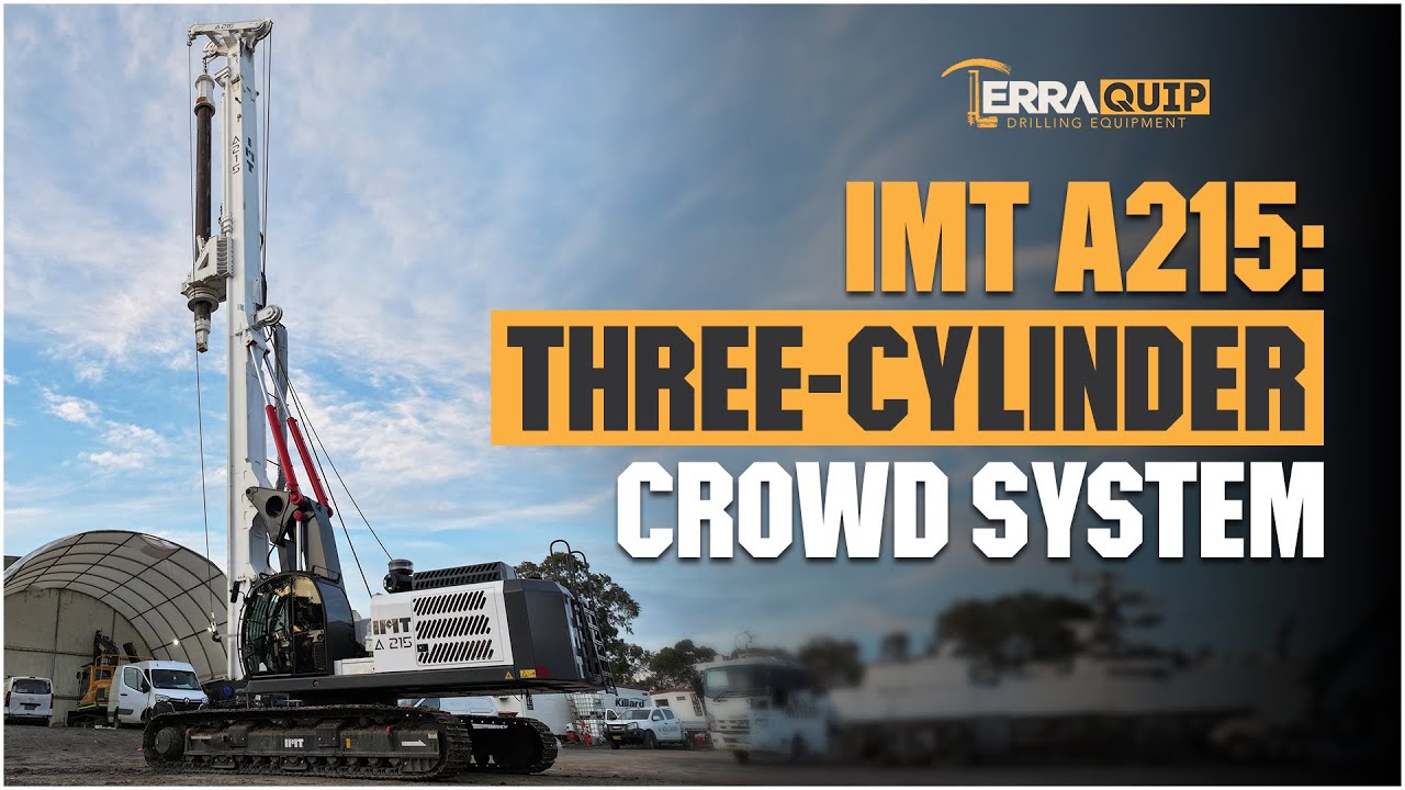 IMT A215 - 3 Cylinder crowd system for drilling with casing