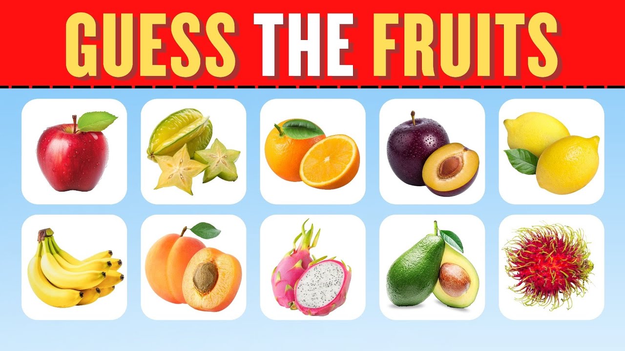 Guess The Fruit in 3 Seconds 🥭 | Can You Guess It? | Easy, Medium, Hard, Impossible Levels 🍍