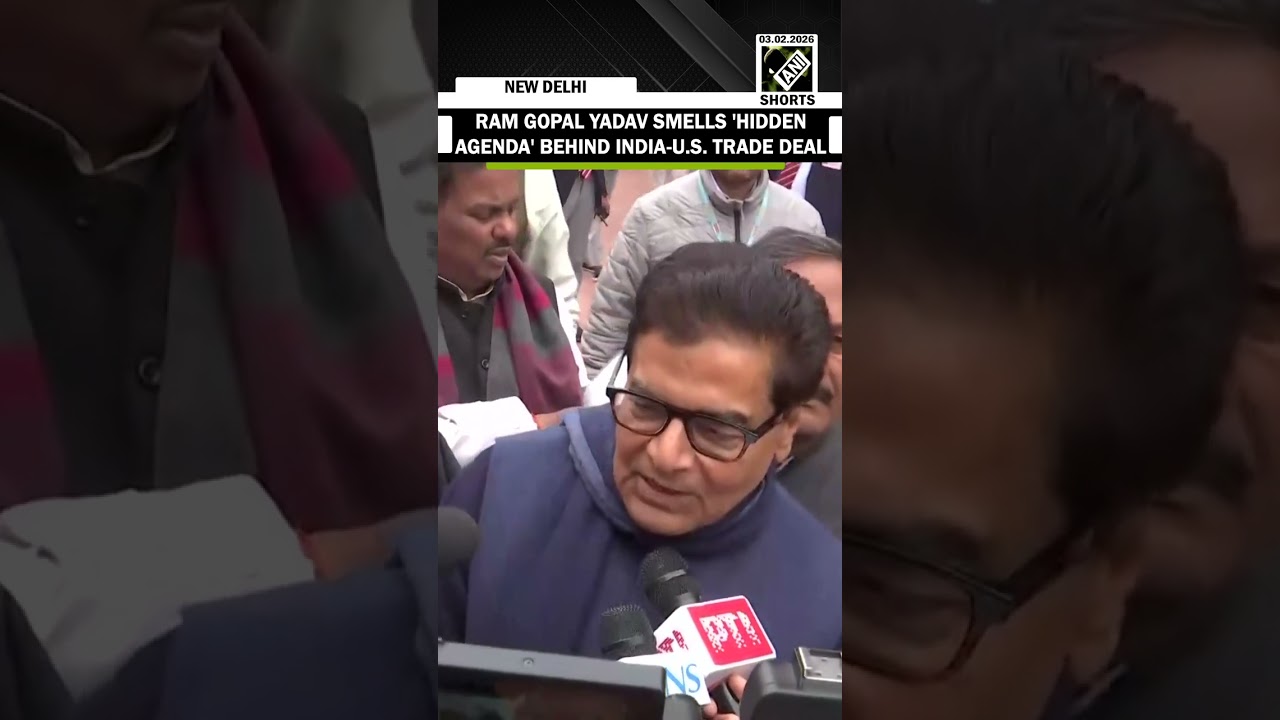&ldquo;ज़रूर कोई गुप्त एजेंडा होगा&hellip;&rdquo; सपा सांसद राम गोपाल यादव ने भारत-अमेरिका व्यापार वार्ता पर संदेह ज...