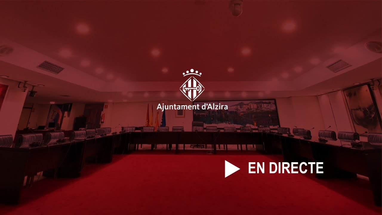 Emissió en directe del Ple