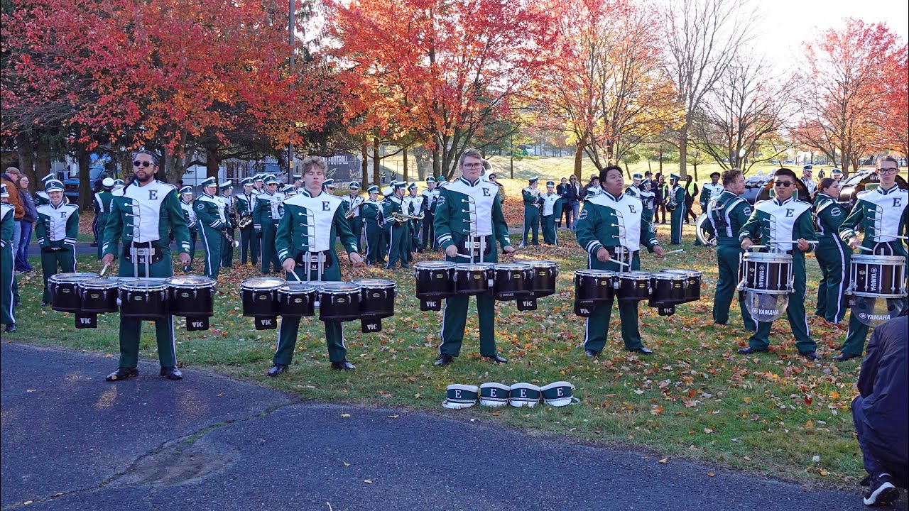 Eastern Michigan University Marching Band Drumline Warm-Up 11/2/24