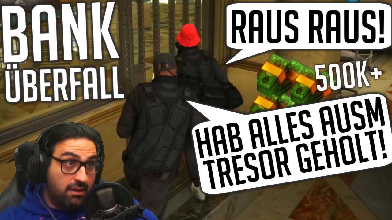 DER BESTE BANK&Uuml;BERFALL EVER!!! 🤑💸 (+500.000&euro;) [Unity-Life] | Valle Twitch Highlights GTA 5 Roleplay