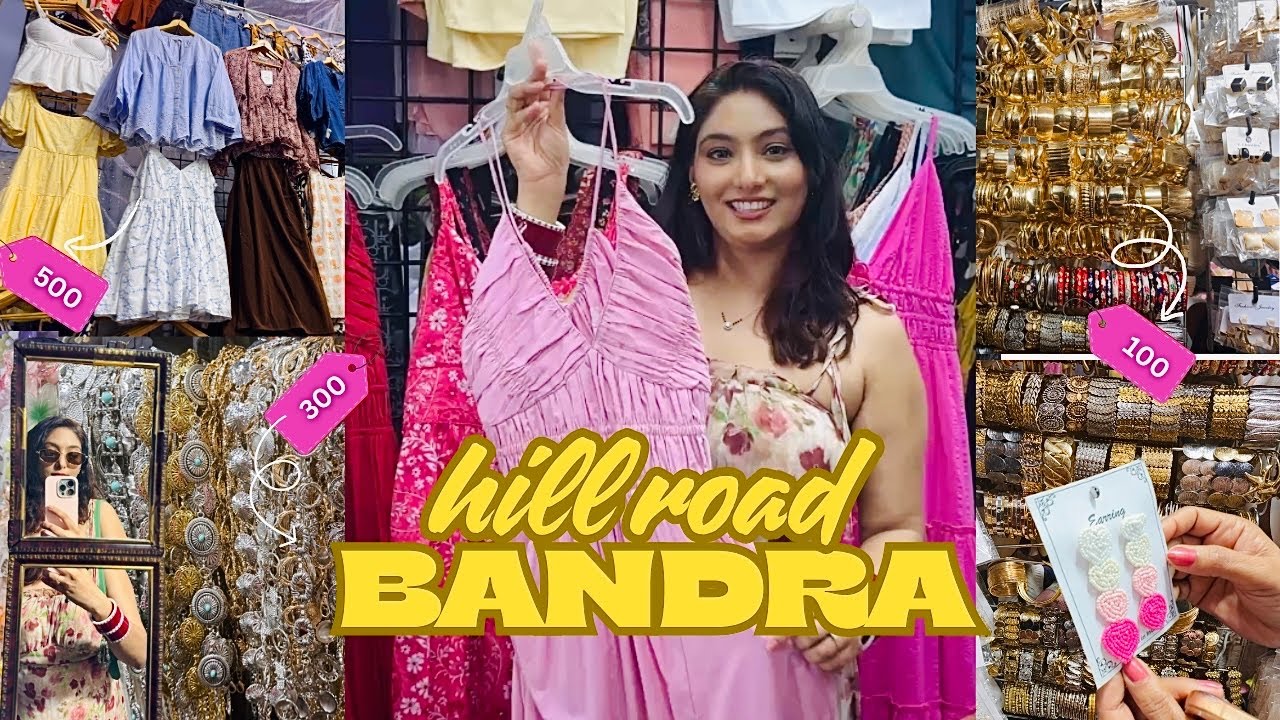 Hill Road Bandra Full Market Tour | Best Street Shopping in Mumbai 2025 | budget friendly shops