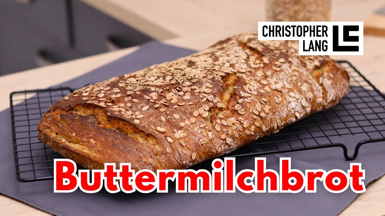 DINKEL BUTTERMILCHBROT backen | REZEPT von Christopher Lang
