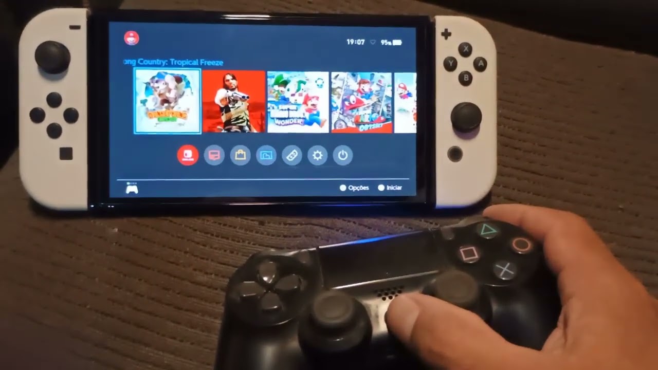 Dualshok 4 e Dualsense conectando no Nintendo Switch OLED? 😮