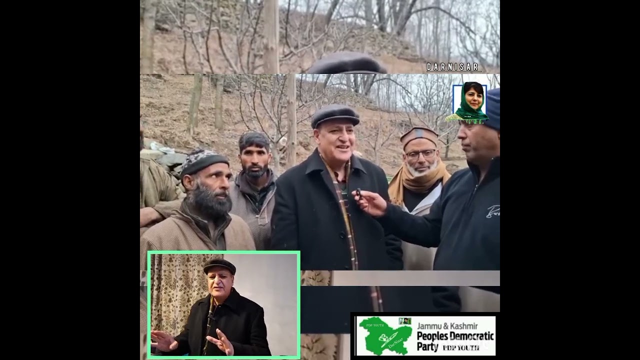 PDP Senior leader Dr.Shabir Siddiqui Shb constituency in-charge of Pahalgam.