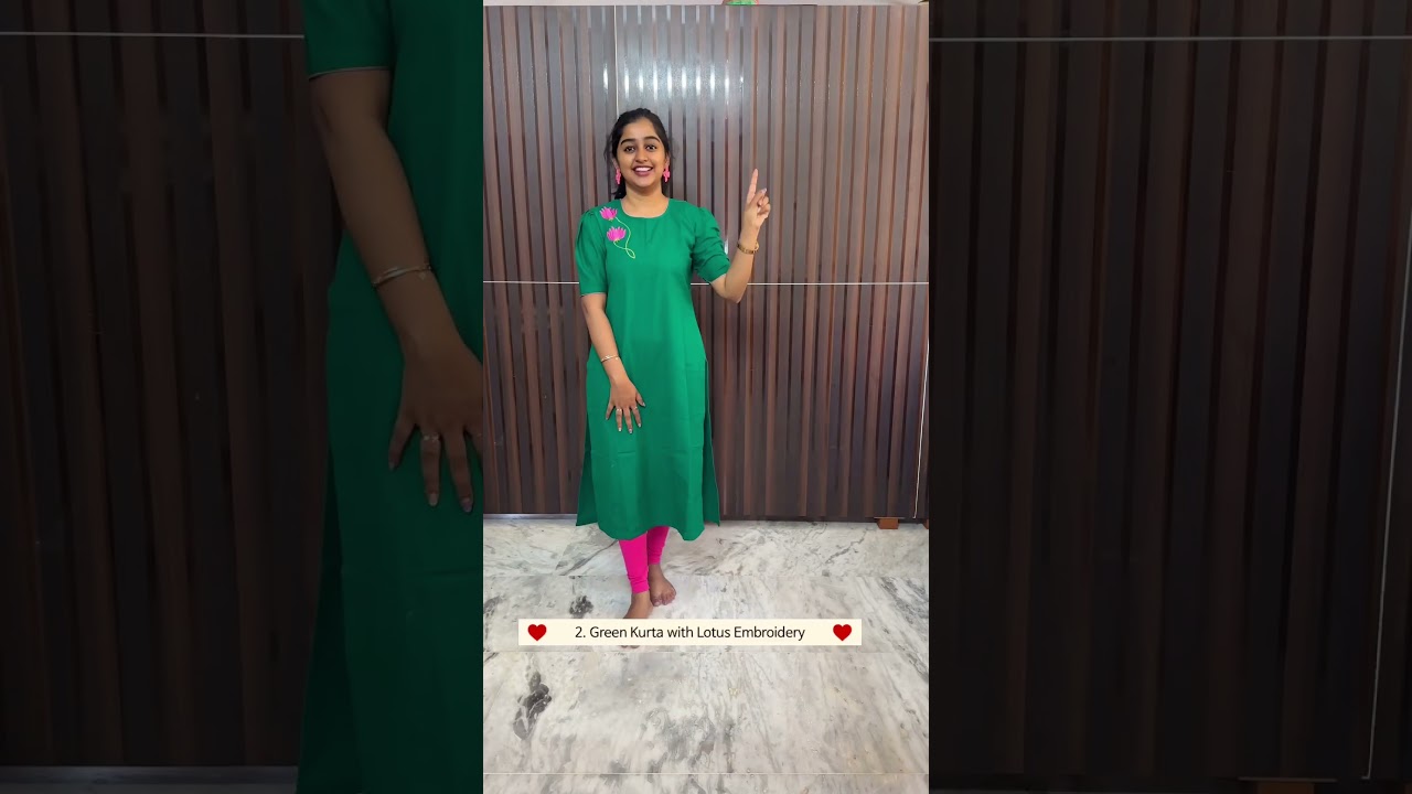 Hand Embroidered Kurtas for college and office wear ❤️ #kurtaset #kurta #shortsfeed #handembroidery