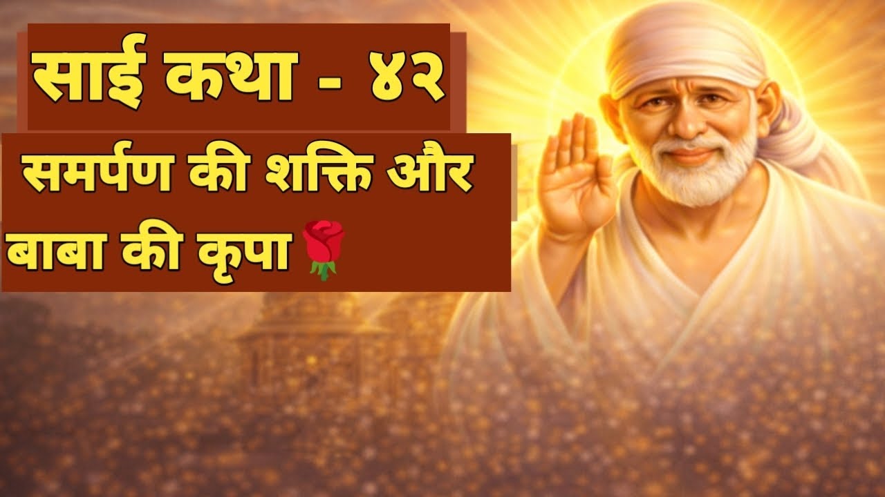 समर्पण की शक्ति और बाबा की कृपा🌹 साई कथा-४२ #saikatha #saibaba #sailadlireena 