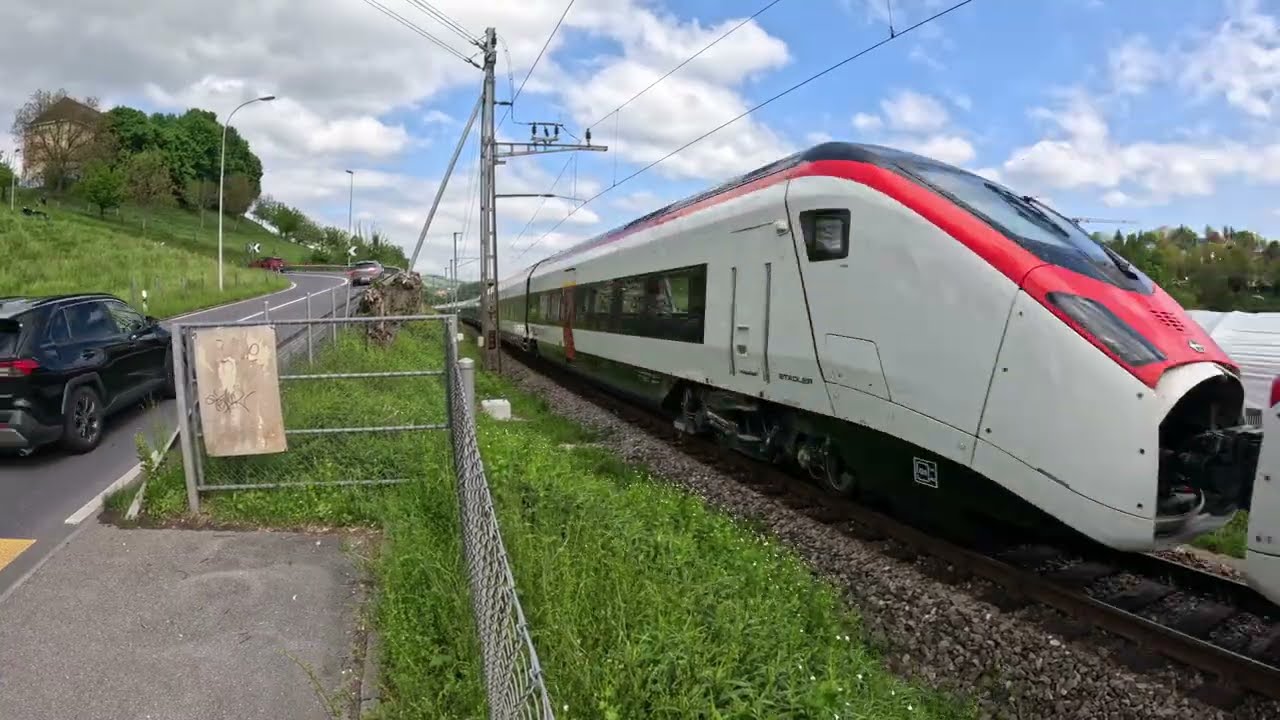 Bahnverkehr im Sedel und am Rotsee zwischen Luzern und Ebikon